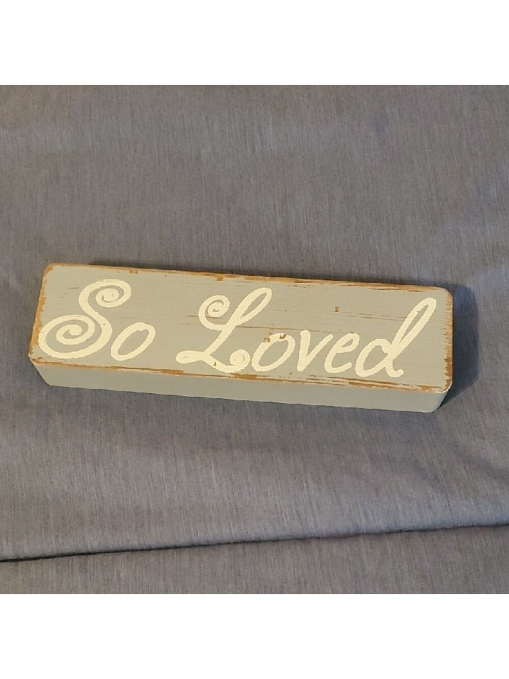So Loved Wooden Sign Rounded Corners - Picture 3 of 10